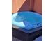 Close-up view of outdoor spa with jets and controls at 153 Pompano Beach Dr Dr, Kissimmee, FL 34746