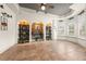 The bonus room offers custom built in shelving, unique decorative trim, and bright windows with beautiful views at 1654 Marina Lake Dr, Kissimmee, FL 34744