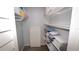 Walk-in closet with built-in shelving for ample storage and organization at 2618 Brookside Cir, Mount Dora, FL 32757