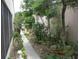 This property features green plants and grass along a sidewalk at 386 San Jose Dr, Winter Haven, FL 33884