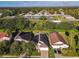 Aerial view of a neighborhood featuring lush greenery, nearby shopping and easy highway access at 421 Bailey Cir, Davenport, FL 33897
