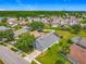 Expansive aerial view of a residential neighborhood with lush greenery and a mix of single-Gathering homes at 4413 Chalfont Dr, Orlando, FL 32837