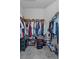 Organized walk-in closet features ample hanging space, shelves and room for luggage and shoes at 491 Majestic Gardens Blvd, Winter Haven, FL 33880