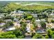 Beautiful aerial view of a neighborhood with lush green trees and serene waterways at 106 Edgewater Dr, St Cloud, FL 34769