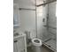Modern bathroom with toilet, vanity and glass door shower at 1256 S Bumby Ave, Orlando, FL 32806