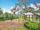 Community park featuring a picnic pavilion and swing set near a lake at 1373 Williams Rd, Winter Garden, FL 34787