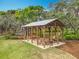 Community park picnic pavilion with tables, grill, and playground in the background at 1373 Williams Rd, Winter Garden, FL 34787