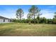 Sprawling backyard featuring a lush lawn, mature trees, and plenty of space for recreation and relaxation at 1688 Tamarind Rd, Davenport, FL 33896