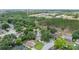 Neighborhood aerial view highlighting suburban homes, surrounded by dense greenery and community amenities in the distance at 17 Juniper Dr, Davenport, FL 33837