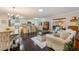 Inviting open-concept living room featuring hardwood floors, neutral paint, and plenty of natural light at 17 Juniper Dr, Davenport, FL 33837