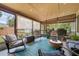 Outdoor porch featuring furniture and a view of the yard at 17 Juniper Dr, Davenport, FL 33837
