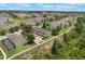 Scenic aerial view of community featuring well-maintained landscaping, lush green spaces, and convenient resident parking at 2322 Silver Palm Dr, Kissimmee, FL 34747