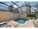 Relax in this private screened-in pool and patio area, perfect for outdoor entertaining at 2322 Silver Palm Dr, Kissimmee, FL 34747