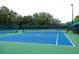 Well-maintained tennis court with new net ready for a match at 2341 Stone Cross Cir, Orlando, FL 32828