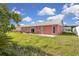 Expansive backyard with a patio and lush lawn, perfect for outdoor activities at 572 Floral Dr, Kissimmee, FL 34743