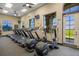 Fitness center featuring modern treadmills, elliptical machines, and views of the surrounding landscape at 1110 Terralago Way, Kissimmee, FL 34746