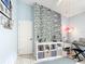 Stylized bedroom with modern shelf decor and green vines, perfect for a creative space at 12445 Bohannon Blvd, Orlando, FL 32824