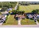 Aerial view of the property and surrounding area, including a home and land at 1730 Carolyn Ct, St Cloud, FL 34769