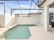 Sparkling pool in a screened enclosure, perfect for swimming laps at 2605 Scrapbook St, Kissimmee, FL 34746