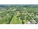 Wide aerial shot of a property with lush greenery, scattered homes, and a serene atmosphere at 3440 La Salle Ave, St Cloud, FL 34772