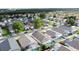 Beautiful aerial view of a residential neighborhood with well-maintained homes and private pools at 4707 Pershoie Ln, Kissimmee, FL 34746