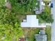 Birds-eye-view of a residential property with a fenced backyard at 512 Maryland Ave, St Cloud, FL 34769