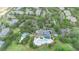 Aerial view showcasing the community pool, clubhouse, tennis courts, and verdant landscaping at 607 Gran Bahama Blvd # B29/U607, Davenport, FL 33897
