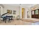 Inviting foyer with hardwood floors and arched doorways at 6761 Valhalla Way, Windermere, FL 34786