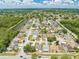 Sprawling aerial perspective showcasing neighborhood layout and tree-lined streets at 8322 Cascade Oaks Dr, Orlando, FL 32822