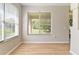 Bright living room featuring wood floors and natural light from the window at 1746 Golfview Dr, Kissimmee, FL 34746