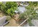 Aerial view of house showing new grey roof and screened in patio at 2421 Deermeadow Dr, Apopka, FL 32703