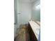Bathroom featuring a vanity, toilet, shower, and tile flooring at 2728 Portchester Ct, Kissimmee, FL 34744