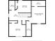 Detailed floor plan showcasing the layout of the primary bedroom, bedrooms, bathrooms, and hall at 320 Southern Winds Blvd, Deland, FL 32720
