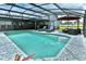 Beautiful screened-in pool area offering the perfect spot for outdoor lounging and entertainment at 330 Chiquita Ct, Kissimmee, FL 34758