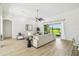 Bright and open living room with a view of the serene backyard at 517 Milano Rd, Poinciana, FL 34759