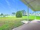Scenic backyard with lush lawn and community water view at 6044 Grand Oaks Se Dr, Winter Haven, FL 33884