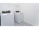 A functional laundry room equipped with a washer and dryer at 8967 Chipping Square Ln, Davenport, FL 33896