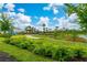 A serene view of the neighborhood park and lush greenery at 8967 Chipping Square Ln, Davenport, FL 33896
