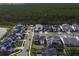 Aerial view of modern home in a Gathering-friendly neighborhood close to nature at 9004 Santorini Dr, Orlando, FL 32827
