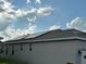 Roof view with solar panels installed for energy efficiency and modern sustainability at 9318 Mclaren Aly, Winter Garden, FL 34787