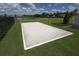 Well-maintained community sand volleyball court on lush green lawn at 9318 Mclaren Aly, Winter Garden, FL 34787