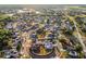 Scenic aerial view of a well-planned community featuring houses, lakes, and winding roads at 2520 Jasmine Trace Dr, Kissimmee, FL 34758