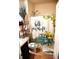 Bathroom featuring a shower with a decorative curtain and a matching themed toilet seat cover at 3673 Caspian St, Leesburg, FL 34748