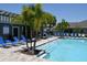 Inviting community pool featuring multiple access points and plenty of seating at 3673 Caspian St, Leesburg, FL 34748