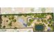 Aerial view of a private estate with a home, pond, pool, mature trees, and a long winding driveway at 3720 Edsel Ave, St Cloud, FL 34772