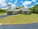 Beautiful single-story home with a two-car garage, complemented by a lush lawn and a bright blue sky above at 3720 Edsel Ave, St Cloud, FL 34772