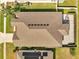 Aerial view of the home showcasing the roof and outdoor patio area at 3844 Cabo Rojo Dr, St Cloud, FL 34772