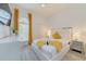 Bright bedroom features clean white walls, a modern bed and furniture with a window for natural light at 520 Prestwick Dr, Davenport, FL 33897