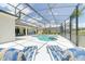 Relax by the pool and spa in this screened-in lanai, perfect for entertaining and enjoying the Florida lifestyle at 520 Prestwick Dr, Davenport, FL 33897