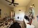 Bedroom featuring hardwood flooring, closet, and plenty of storage space at 6480 Fall St, St Cloud, FL 34771